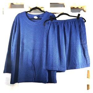 Vintage matched set skirt and top